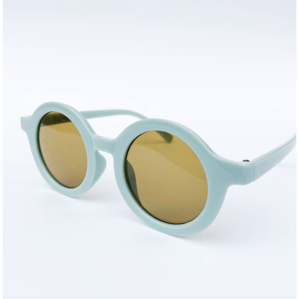 Retro Sea Glass Kids Sunglasses