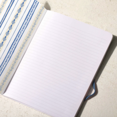 Blue Flower Bouquet Seedlings Trio Notebook Set