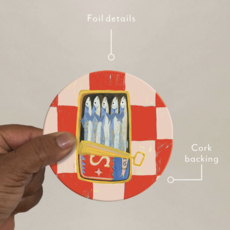 Sardines Coaster
