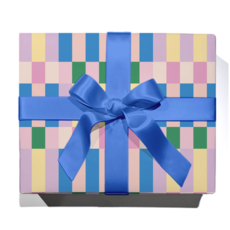 Bright Stripe Wrapping Paper Sheet