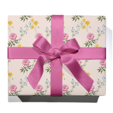 Watercolor Floral Wrapping Paper Sheet