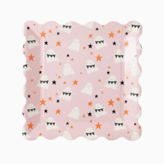 Ghoul Gang Scattered Ghosts Scalloped Plates