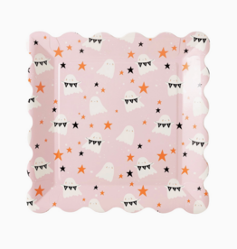 Ghoul Gang Scattered Ghosts Scalloped Plates