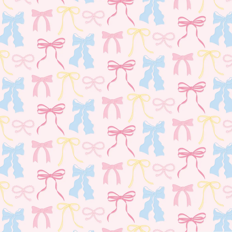 Pastel Bow Wrap - Single Sheet