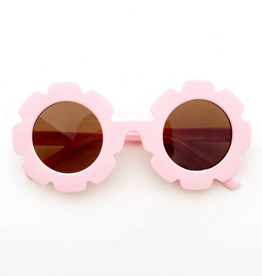 Bubblegum Pink Daisy Day Flower Sunglasses