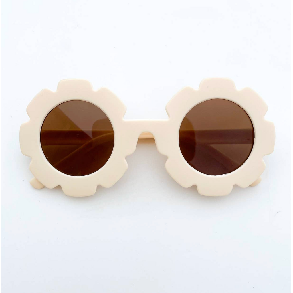 Latte Daisy Day Flower Sunglasses