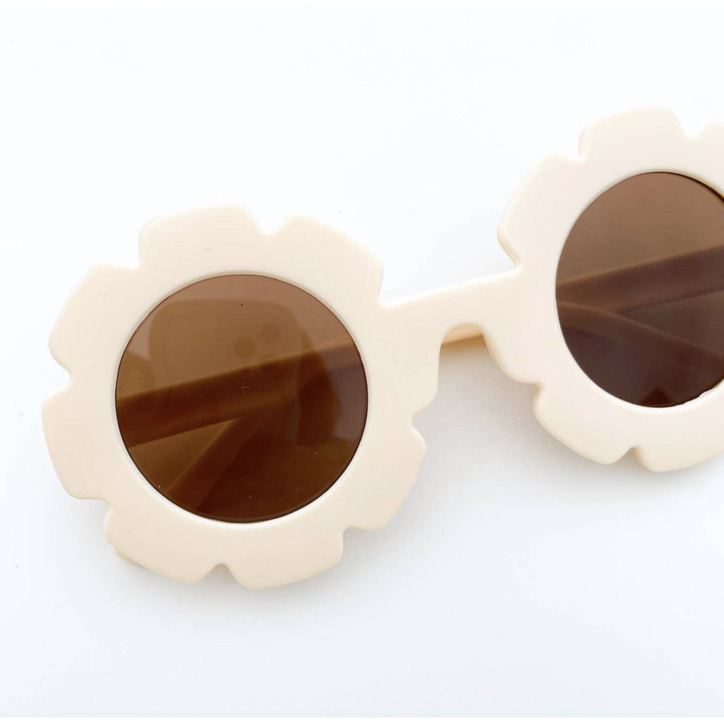 Latte Daisy Day Flower Sunglasses
