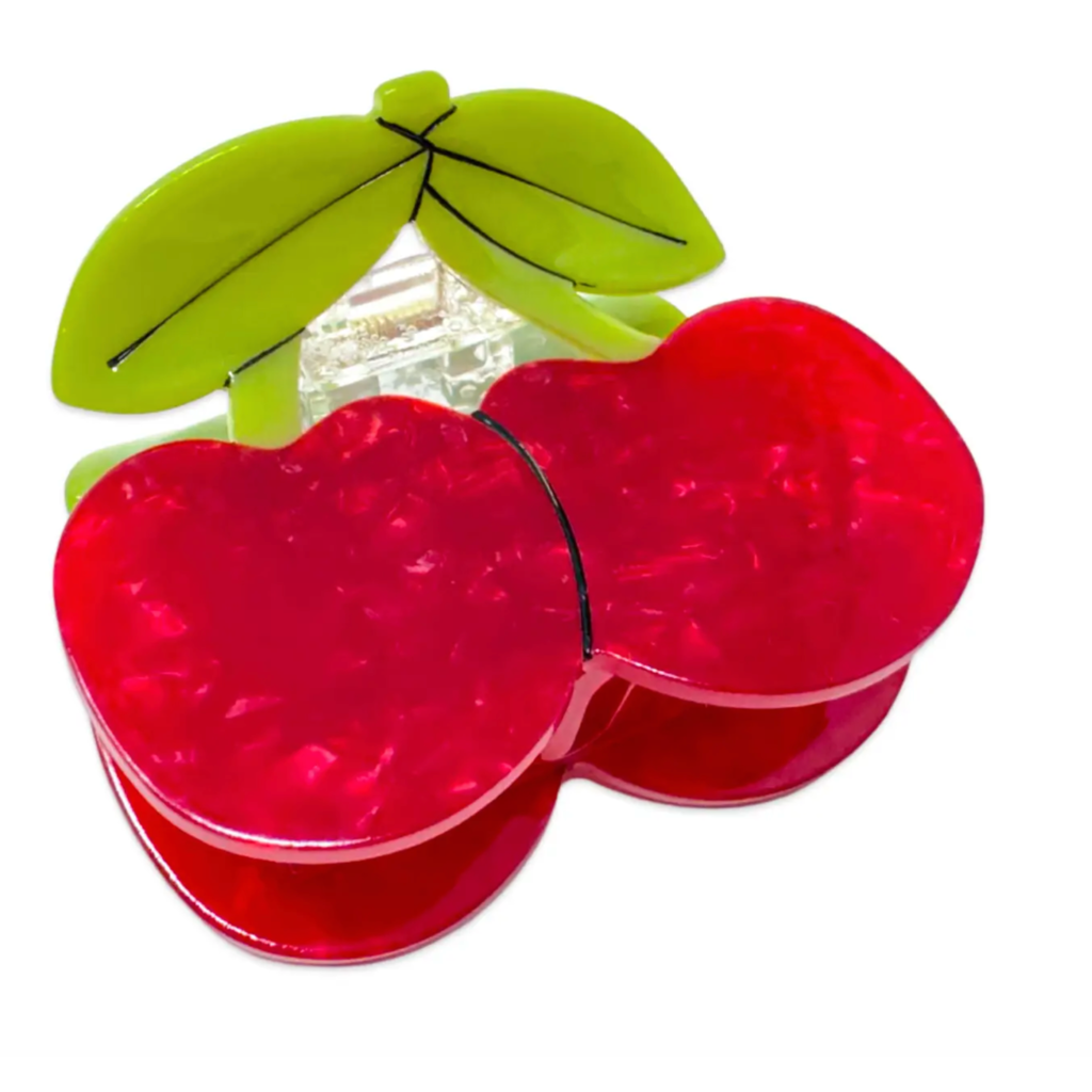 Large Maraschino Cherries Hair Claw Clip