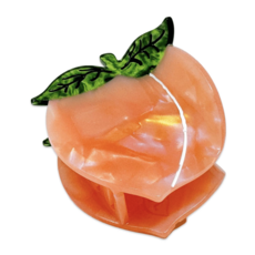 Midi Peach Hair Claw Clip