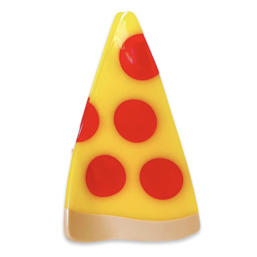 Large Pizza Hair Claw Clip