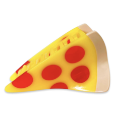Large Pizza Hair Claw Clip