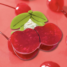 Large Maraschino Cherries Hair Claw Clip