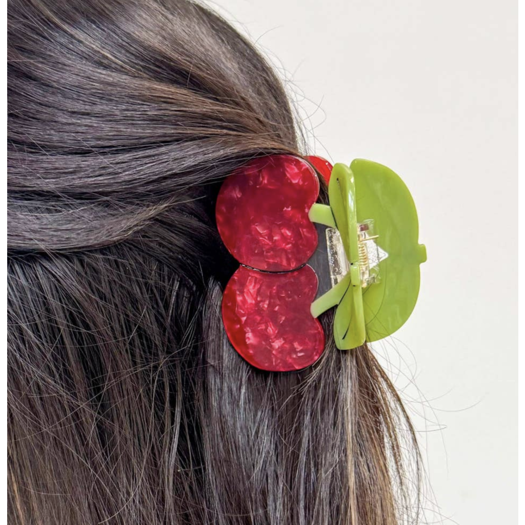 Large Maraschino Cherries Hair Claw Clip