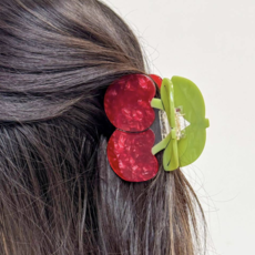 Large Maraschino Cherries Hair Claw Clip