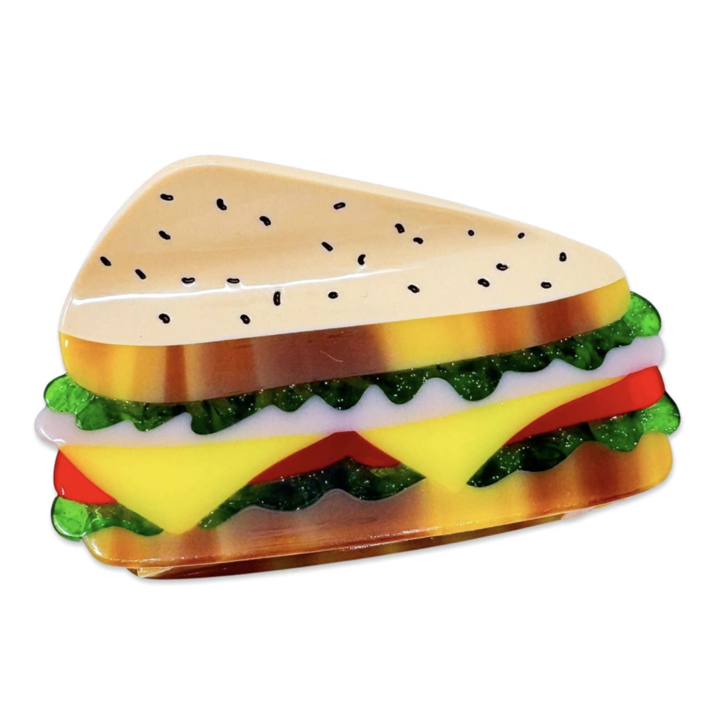 Large Deli Sandwich Hair Claw Clip