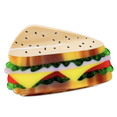 Large Deli Sandwich Hair Claw Clip