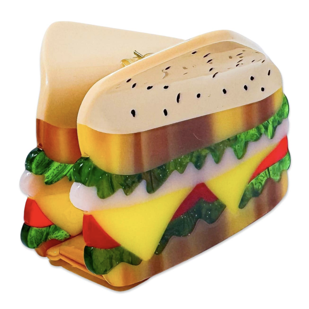Large Deli Sandwich Hair Claw Clip