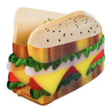 Large Deli Sandwich Hair Claw Clip