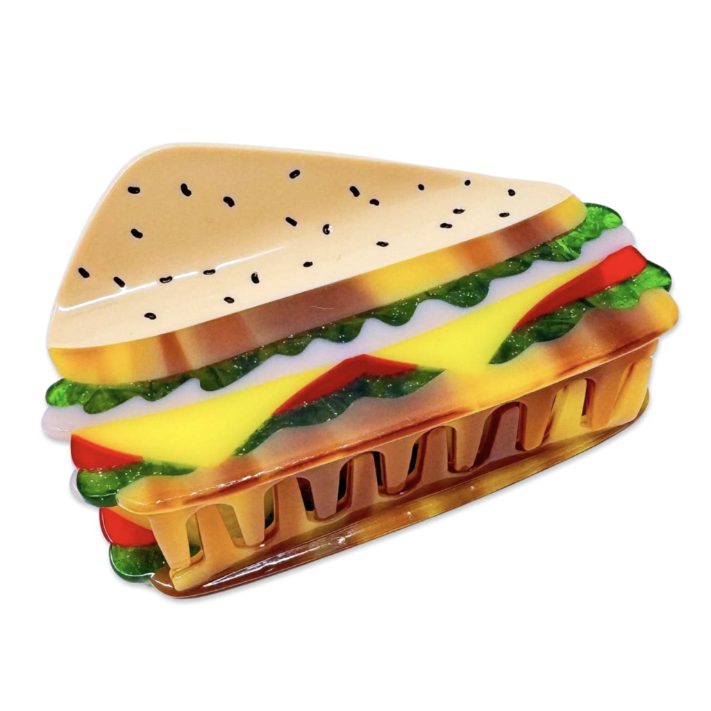 Large Deli Sandwich Hair Claw Clip