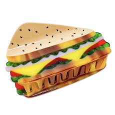 Large Deli Sandwich Hair Claw Clip