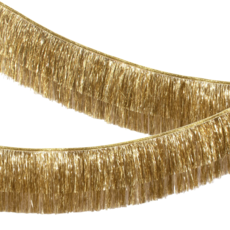 Gold Tinsel Fringe Garland