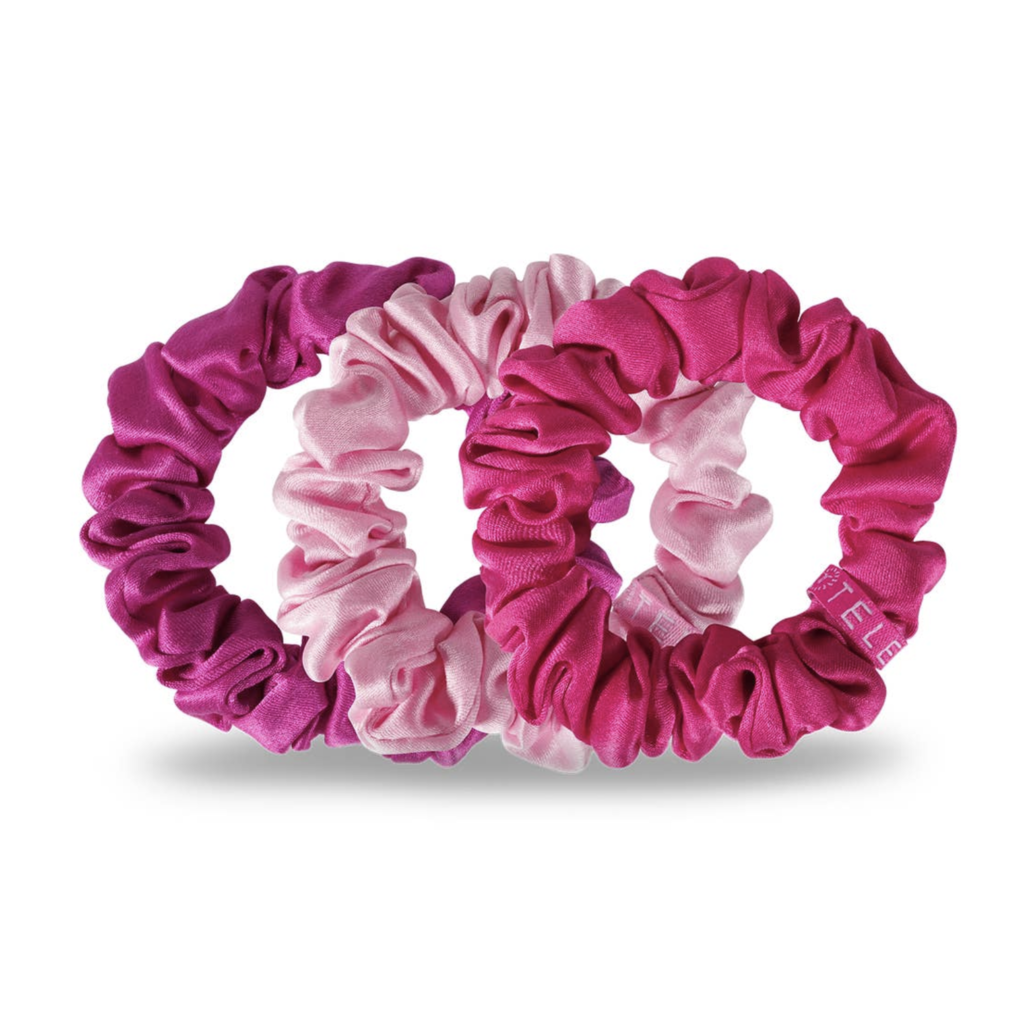 Rose All Day Small Silk Hair Scrunchie