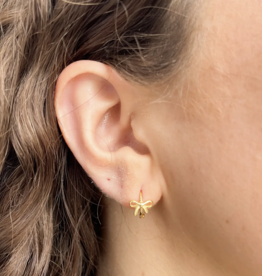 Petite Bow Huggie Earring