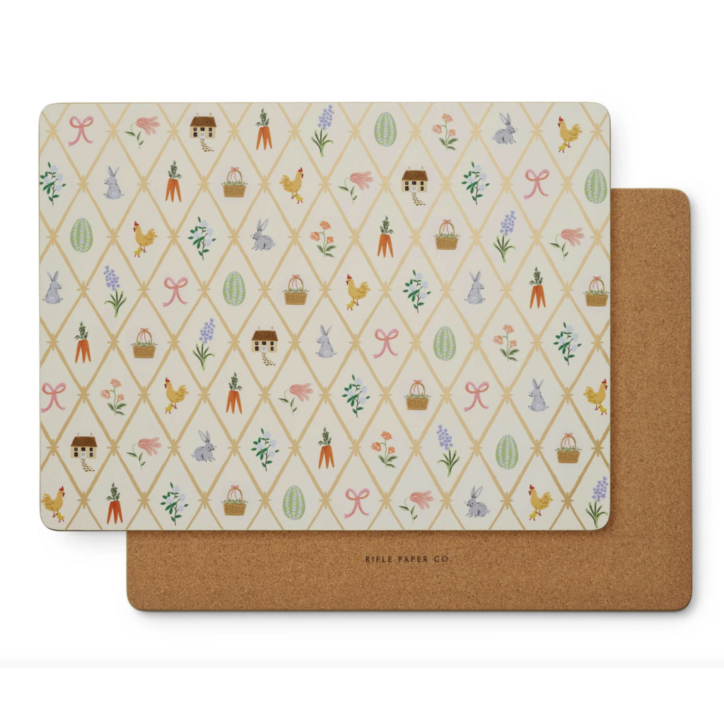 Spring Farm Placemats- Set of 4