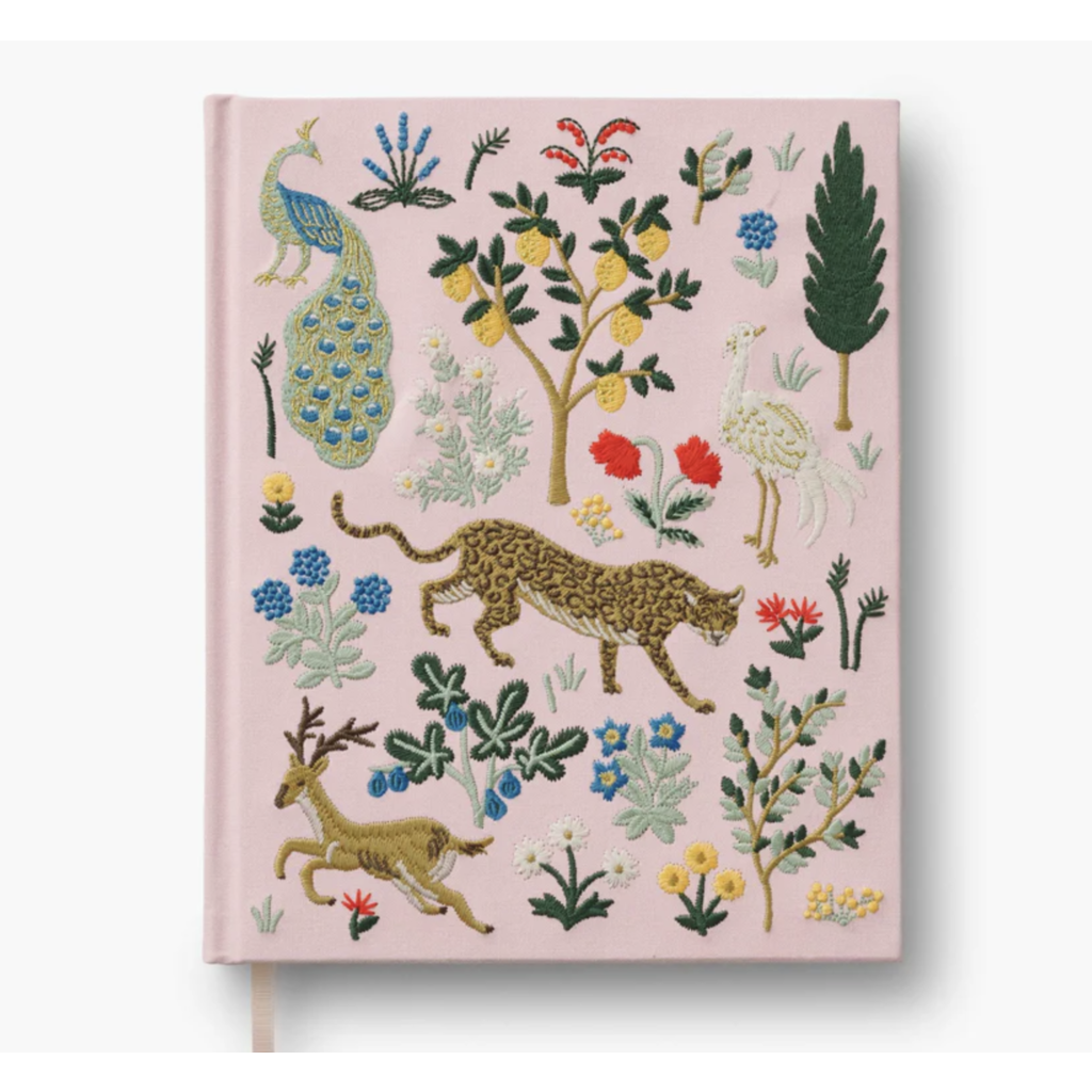 Menagerie Embroidered Sketchbook