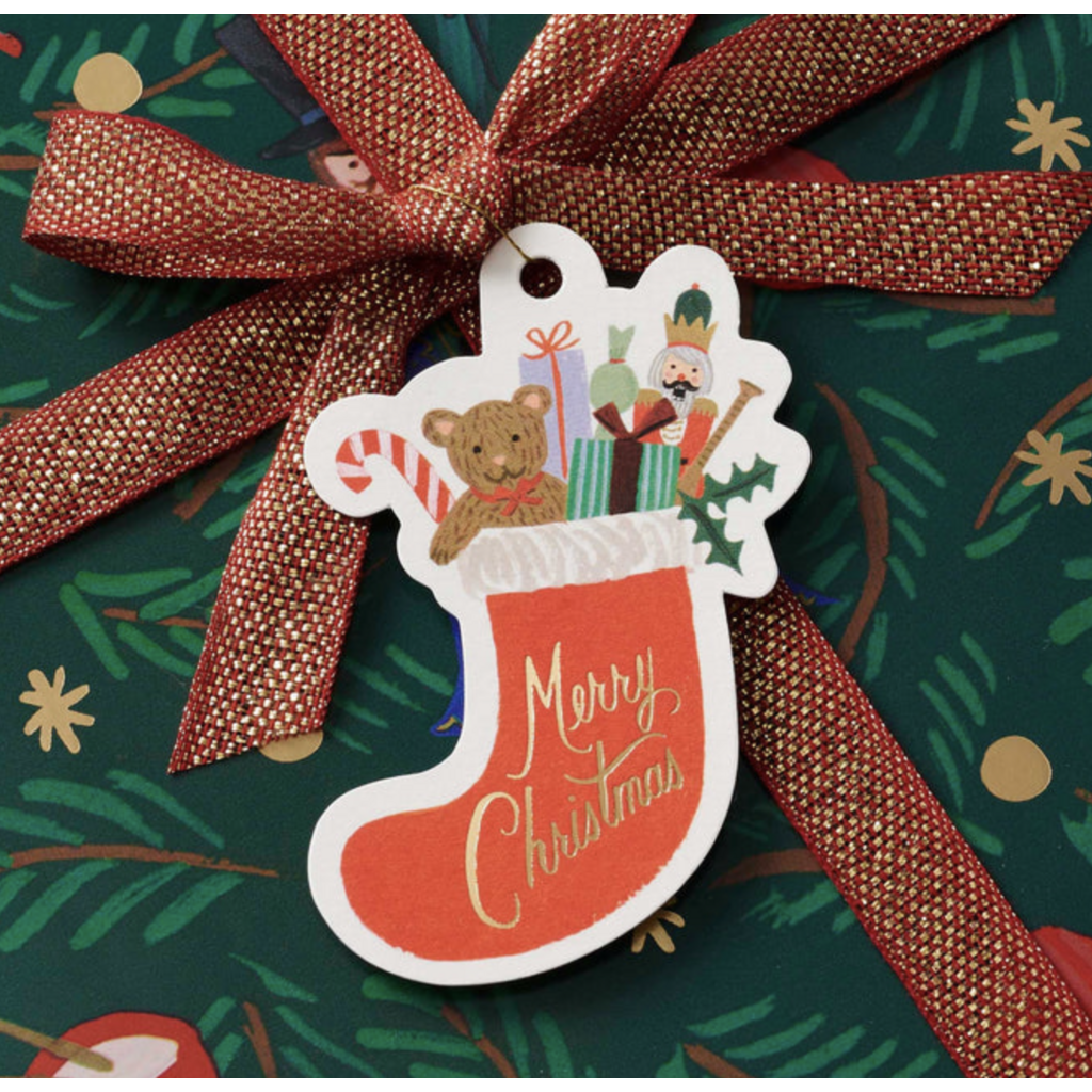 Nutcracker Stocking Gift Tags Pack