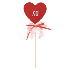 Puffy Felt Heart Wand