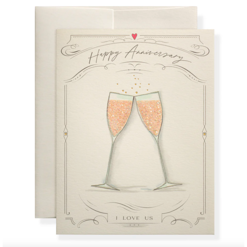 I Love Us Anniversary Card