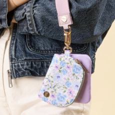 Garden Blue Dynamic Duo Pouch Wristlet