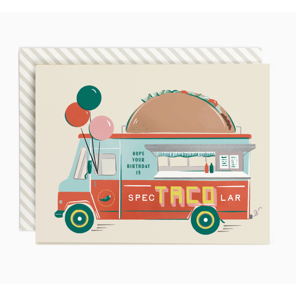 Spec-Taco-Lar Birthday Card