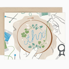 Thx Embroidery Card