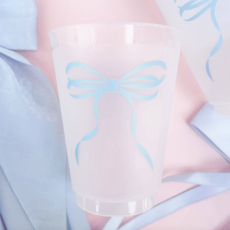 Blue Bow Cups (set of 6)
