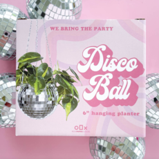 Disco Ball Hanging Planter