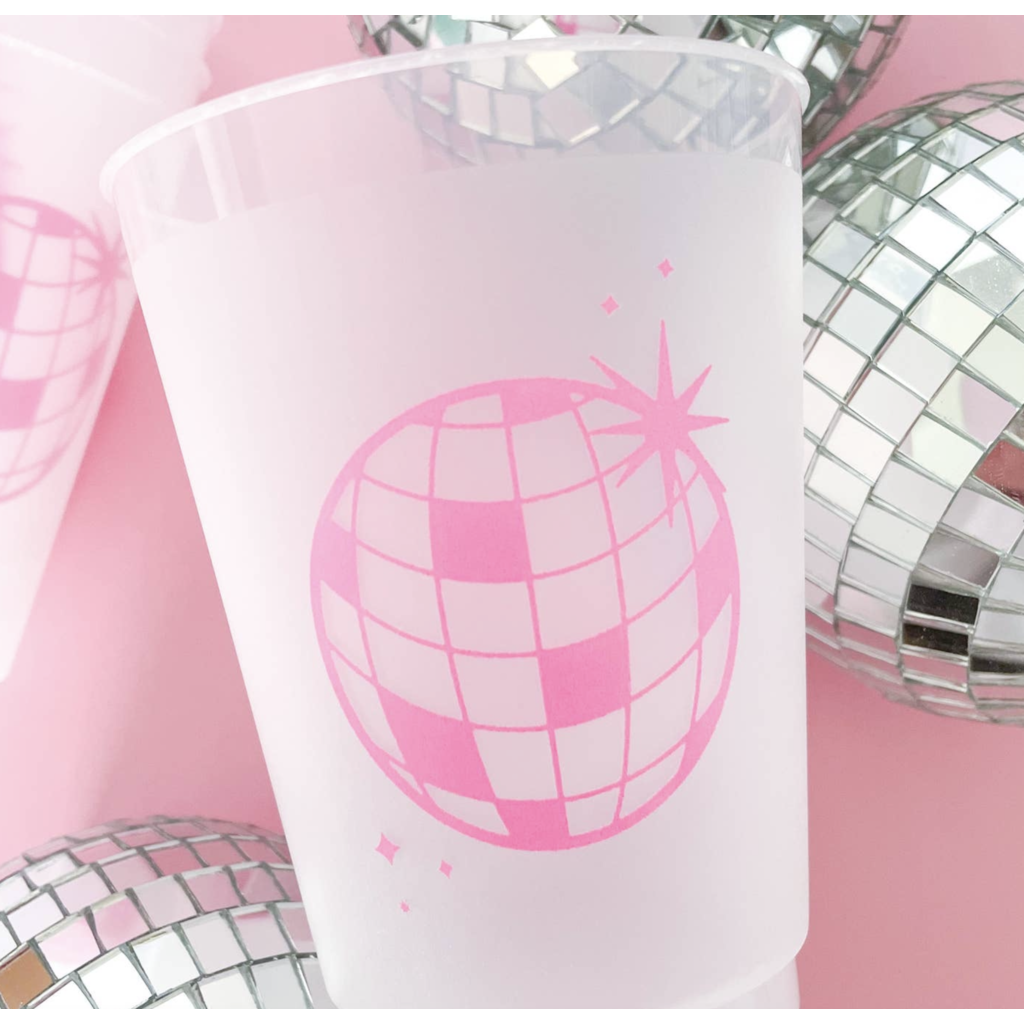 Disco Ball Frosted Cups