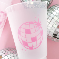 Disco Ball Frosted Cups