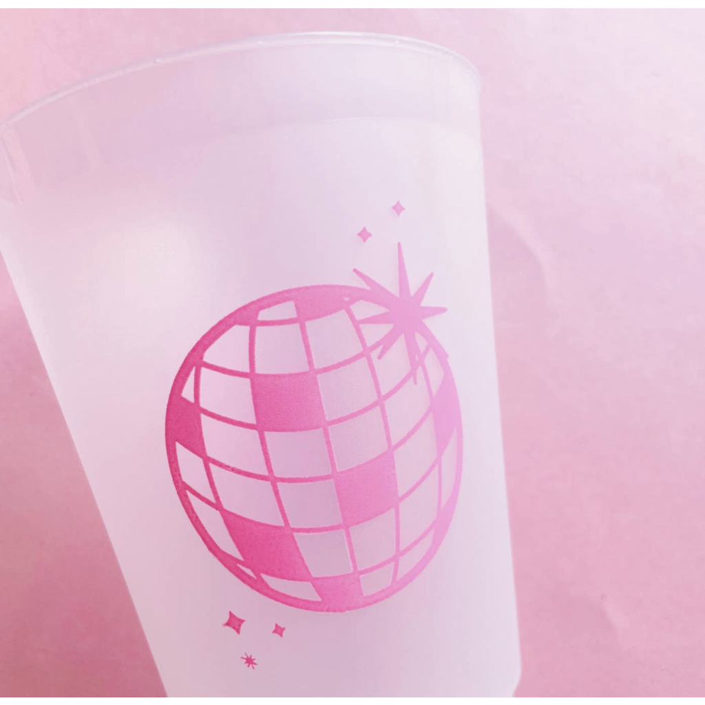 Disco Ball Frosted Cups