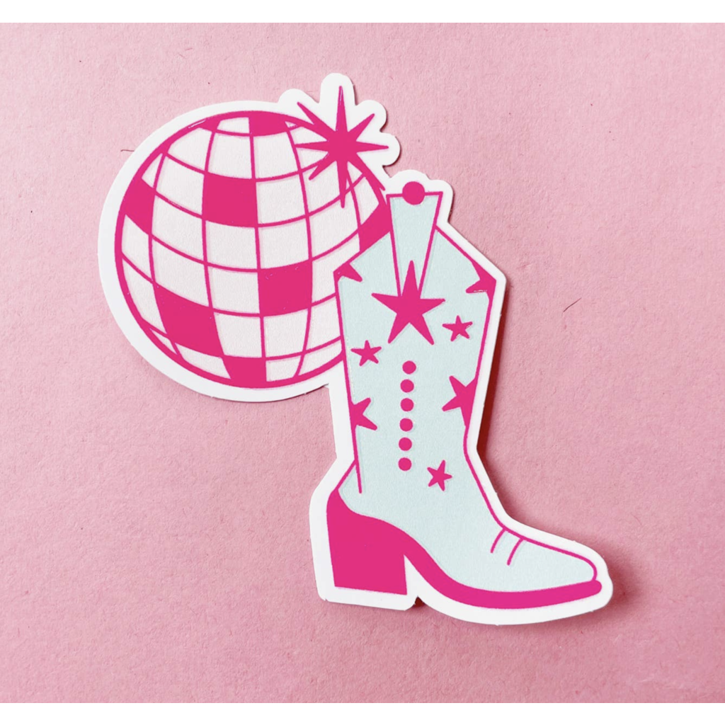 Disco Cowgirl Sticker