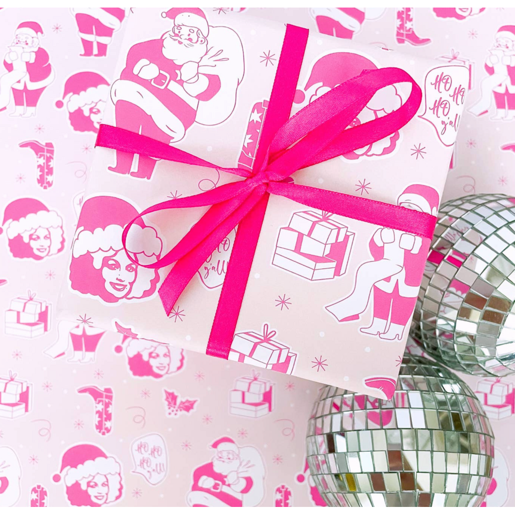 Dolly Y'all Wrapping Paper Roll Of 3 Sheets
