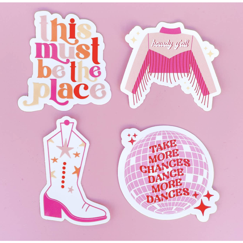 Howdy Y'all Sticker Pack Of 4