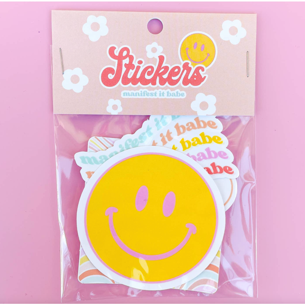 Manifest It Babe Sticker Pack Of 4