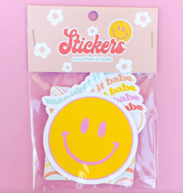Manifest It Babe Sticker Pack Of 4
