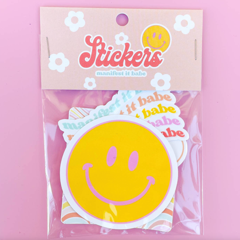 Manifest It Babe Sticker Pack Of 4