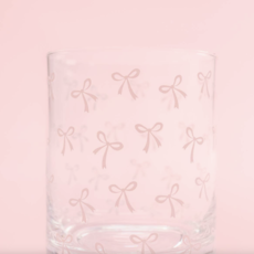 Pink Bows Cocktail Glass Pink Bows Cocktail Glass