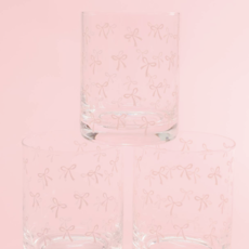 Pink Bows Cocktail Glass Pink Bows Cocktail Glass