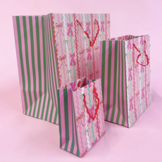 Ric Rac Bows Gift Bag with Tag