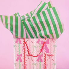 Ric Rac Bows Gift Bag with Tag
